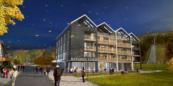 Corso Harrachov - vizualizace podzim