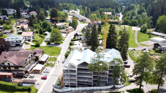 Hrubá stavba Corso Harrachov