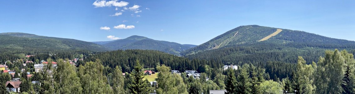 Panorama Sachrův kopec
